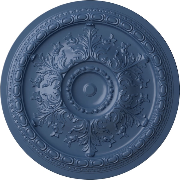 Ekena Millwork Oslo Ceiling Medallion (Fits Canopies up to 7 5/8"), Hand-Painted Americana, 38 3/8"OD x 2 7/8"P CM38OSAMF - main